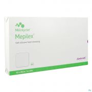 Mepilex Pansement Mousse Silicone Absorbant Sterile 10 X 20 Cm (5)