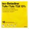 Isobetadine Iso Betadine Tulle 10 X 10 Cm 10 Compresses