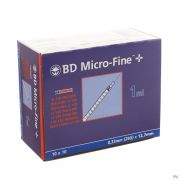 Embecta Bd Microfine+ Seringue Insuline 1 ml 29G 12,7 Mm (100) - Vue détail 1