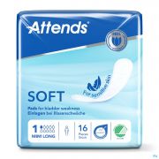 Attends Soft 1 Mini Long Inleg Anatom. 1X16