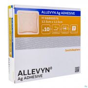 Smith & Nephew Allevyn Ag Adhesive Sterile 12,5 X 12,5 Cm (10)