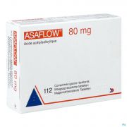 ASAFLOW COMPRIMES 112 X 80 MG      