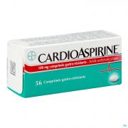Bayer Cardioaspirine Maagsapresist. Tabl 56 X 100Mg