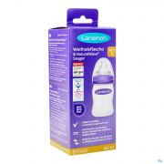 Lansinoh Biberon + Natural Wave Tetine 1 X 160 ml