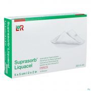 Lohmann Rauscher Suprasorb Liquacel Pansement Fibres Hydroactives 5 X 5 Cm (10)