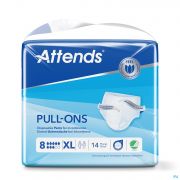 Attends Pull Ons 8 Slip Extra Large (14)