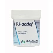 Debapharma D3 Actif Comprimes 240 X 15 Mcg Deba