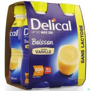 Delical Max 300 Vanille 4 X 300 ml - Vue détail 1
