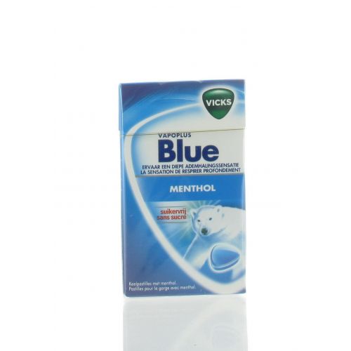 VICKS PASTILLES BLEUES SANS SUCRE 40 G              