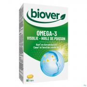Biover Omega 3 Huile De Poisson 60 Capsules