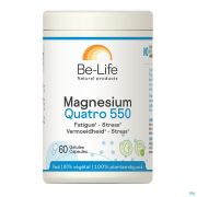 Be-Life / Biolife Magnesium Quatro 550 Be Life Pot Caps 60