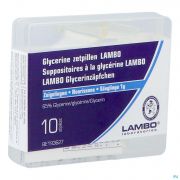 Glycerine Lambo Suppo Conique Bb 10