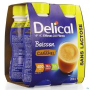 Delical Effimax 2.0 Caramel 4 X 200 ml - Vue détail 1