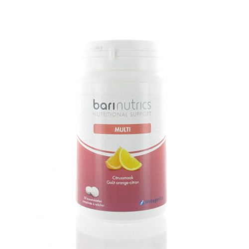 METAGENICS BARINUTRICS MULTI 30 COMPRIMES A CROQUER GOUT CITRON ORANGE