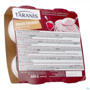 Taranis Pause Dessert Aardbei 4X125G 4690 Revogan