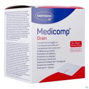 Hartmann Medicomp Drain Compresses Steriles 7,5 X 7,5 Cm (25 X 2)