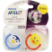 Philips Avent Sucette Animaux Silicone Double 0- 6m 2 SCF182/23