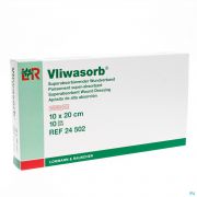 Lohmann Rauscher Vliwasorb Pansement Super Absorbant Sterile 20 X 10 Cm (10) - Vue détail 1
