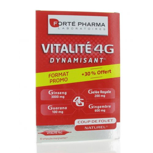 VITALITE 4G AMPOULES 30 X 10 ML   