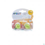 Philips Avent Fopspenen Transparant Silicone 3-6M 2 Scf170/18 - Detail 1