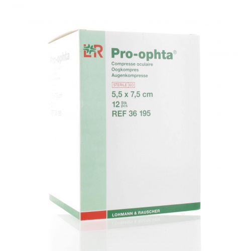 STELLA COMPRESSE OPHTALMIQUE STERILE 5,5 X 7,5 CM (12)