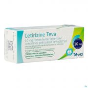 Cetirizine Teva 10Mg Filmomh Tabl 20