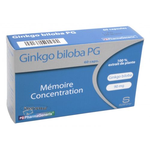 PHARMAGENERIX GINKGO BILOBA 60 CAPSULES