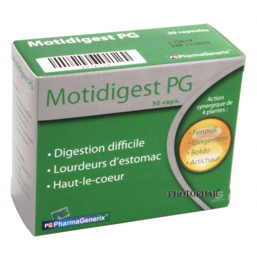 PHARMAGENERIX MOTIDIGEST 30 CAPSULES
