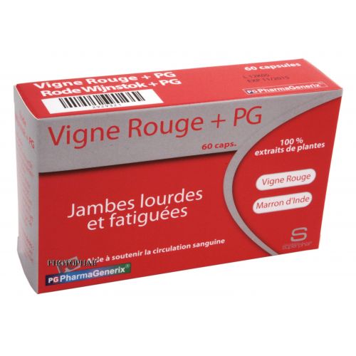 VIGNE ROUGE+  PHARMAGENERIX 60 CAPSULES