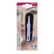 Vitry Pince A Épiler Pocket Mors Biais Inox 1016 C - Vue détail 1