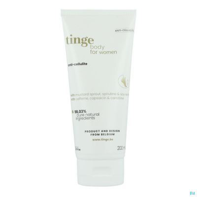 Tinge Femmes A/cellulite Creme Tube 200ml