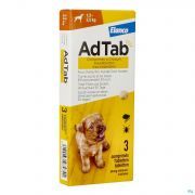 Adtab 56mg chien +1,3kg-2,5kg    comprimés a croquer 3