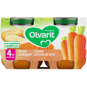 OLVARIT 4 MOIS CAROTTE-POMME DE TERRE 2 X 125 G