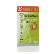 VISTA OMEGA 3 PROMOPACK CAPSULES 70 + 30 GRATUITES    