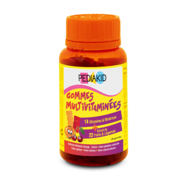 PEDIAKID GOMMES A MACHER MULTIVITAMINES 60