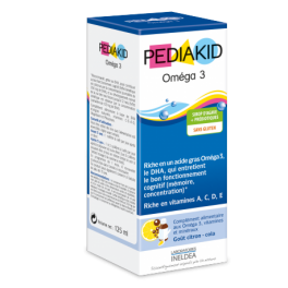 PEDIAKID OMEGA 3 SOLUTION BUVABLE 125 ML