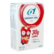 6D Sports 6D Sixd Energy gel Red Fruits 6X40Ml