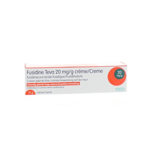 FUSIDINE TEVA 20 MG/G CREME 15 G