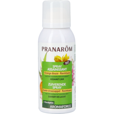 Pranarom Aromaforce Spray Assainis Orange Bio 75ml