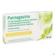 Pantogastrix Teva 20Mg Maagsapresist Tabl 14X20Mg