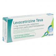 Levocetirizine Teva 5Mg Filmomh Tabl 20 X 5Mg