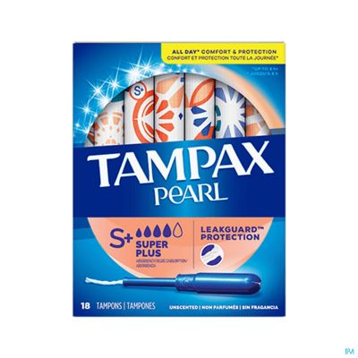Tampax Pearl Compak Super Plus 18