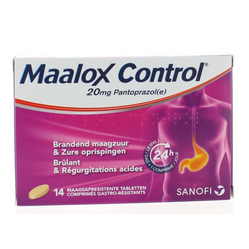 MAALOX CONTROL COMPRIMES 14 X 20 MG        