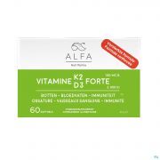 Alfa Vitamine K2 D3 Forte Softcaps 60 Nf