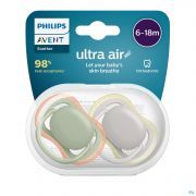 Philips Avent Sucette +6 Mois Air Olive