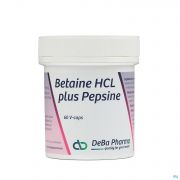 Debapharma Betaine Hcl + Pepsine 60 Caspules Deba