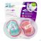 Avent Sucette +18 Mois Air girl Tigre Lapin