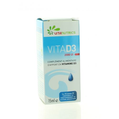 VITANUTRICS VITA D3 2000 UI GOUTTES 15 ML    