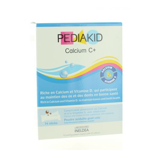 PEDIAKID CALCIUM CROIS POUDRE 14 STICKS