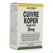 Altisa Koper Bisglycinaat 2Mg Comp 60 - Detail 1